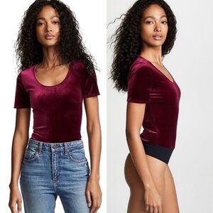 Commando velvet bodysuit